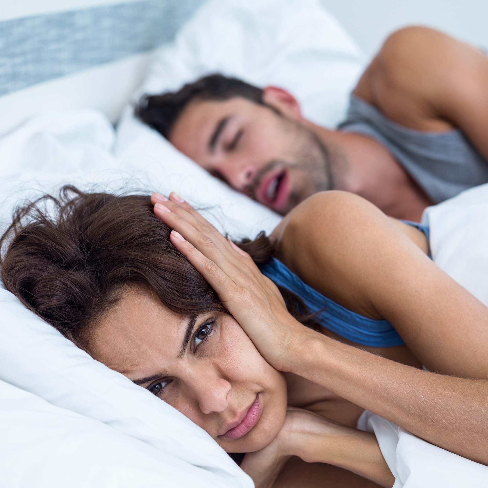 Snoring affecting my partner's sleep